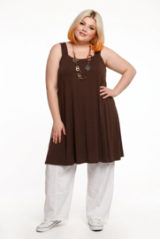 Naveed oversized viscose A-lijn tuniek/jurk stretch
