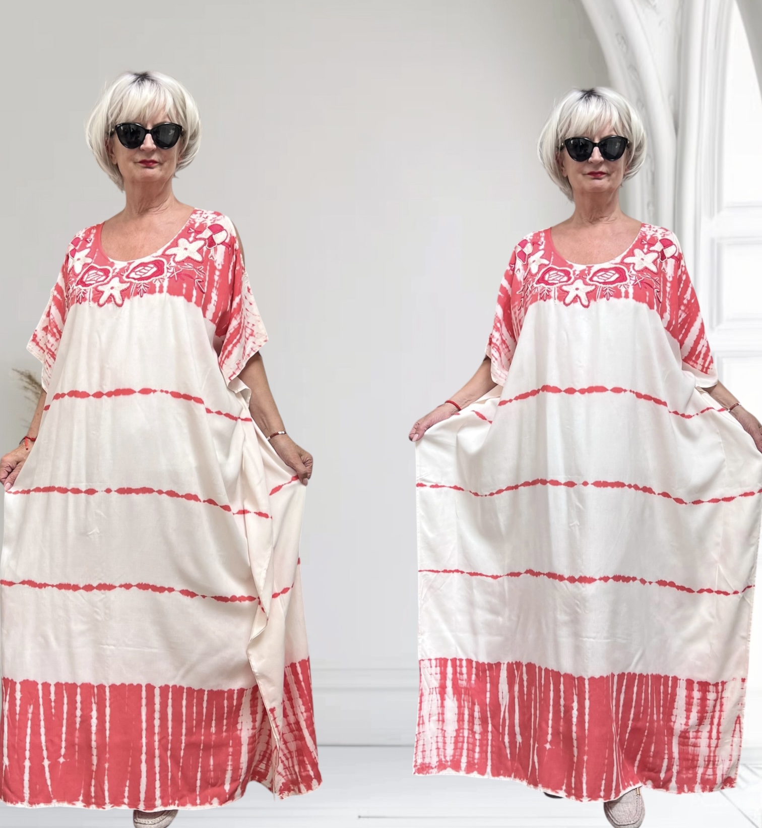 Siya  viscose  zomer jurk/kaftan