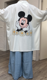 ITALIA oversized viscose blouse/hemd