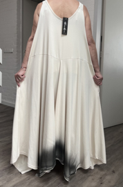 Vincenzo Allocca de modieuze kleuring oversized mouwloze A-lijn jurk apart/stretch
