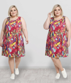 One Summer  katoen A-lijn jurk