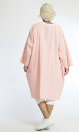 AKH oversized katoen A-lijn blazer/zomerjas tuniek apart