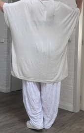 ITALIA  oversized viscose top apart stretch  /in meerdere kleuren