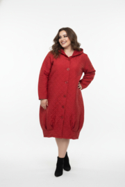 Zedd Plus viscose mantel/tussenjas met capuchon/in meerdere kleuren