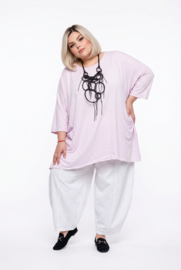 ITALIA Moda oversized viscose tuniek/poncho/niet doorschijnend