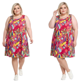 One Summer  katoen A-lijn jurk