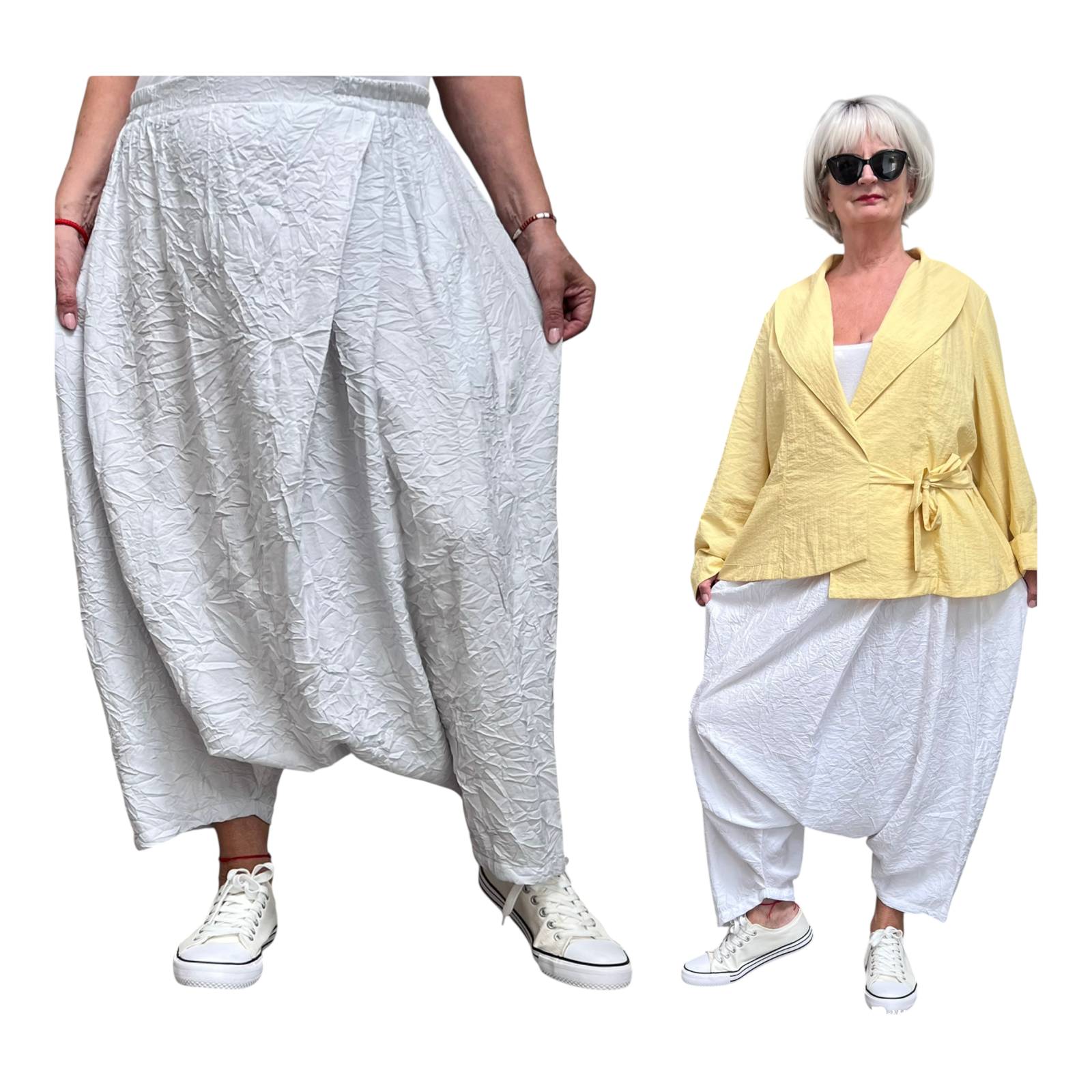 SINNE design..  viscose harembroek/in meerdere kleuren