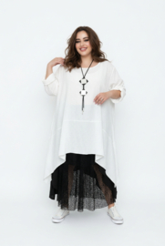 ITALIA  MODA  viscose wijde tuniek apart/ in meerdere kleuren