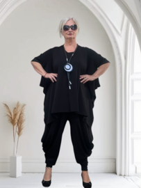 SASHA BARI jersey oversized katoen vrijetijdspak(tuniek + broek) apart stretch /in meerdere kleuren