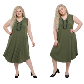 ITALIA MODA viscose A-lijn jurk stretch