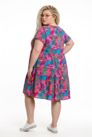 One Summer  viscose A-lijn jurk