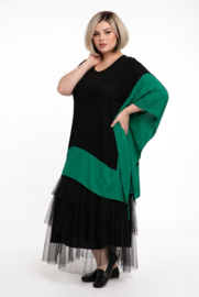 CN-G oversized viscose tuniek zwart