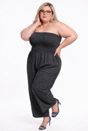 Sissi oversized mousseline katoen jumpsuit/in meerdere kleuren