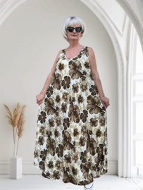 Sissi A-lijn viscose jurk apart