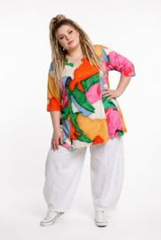 Ophilia viscose A-lijn tuniek  met aparte decolleté stretch