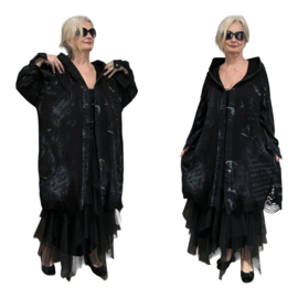 EU Queen design oversized de modieuze kleuring katoen A-lijn jas/blazer