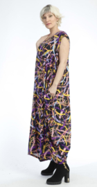 AKH oversized linnen/viscose  ballonjurk apart