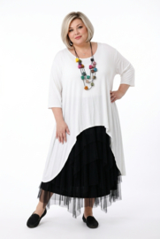 Moonshine oversized viscose A-lijn tuniek stretch