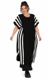 AKH oversized gebreide  tuniek/jurk  apart stretch