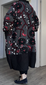 ITALIA MODA zachte wolmix jas/mantel/vest/blazer stretch /in meerdere kleuren