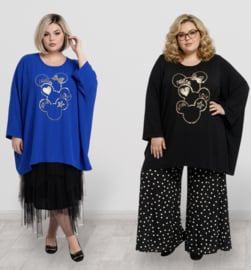 ITALIA MODA viscose tuniek/poncho /meerdere kleuren