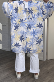 ITALIA MODA oversized katoen mousseline tuniek/in meerdere kleuren