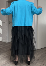 Ophilia viscose punta korte blazer stretch