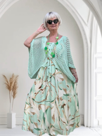 Sissi A-lijn viscose jurk apart /in meerdere kleuren