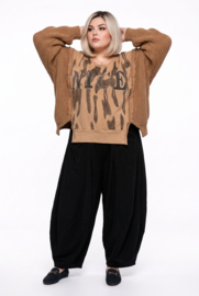 ITALIA oversized katoen/acryl mix top/in meerdere kleuren