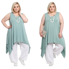 Moonshine oversized viscose A-lijn tuniek stretch