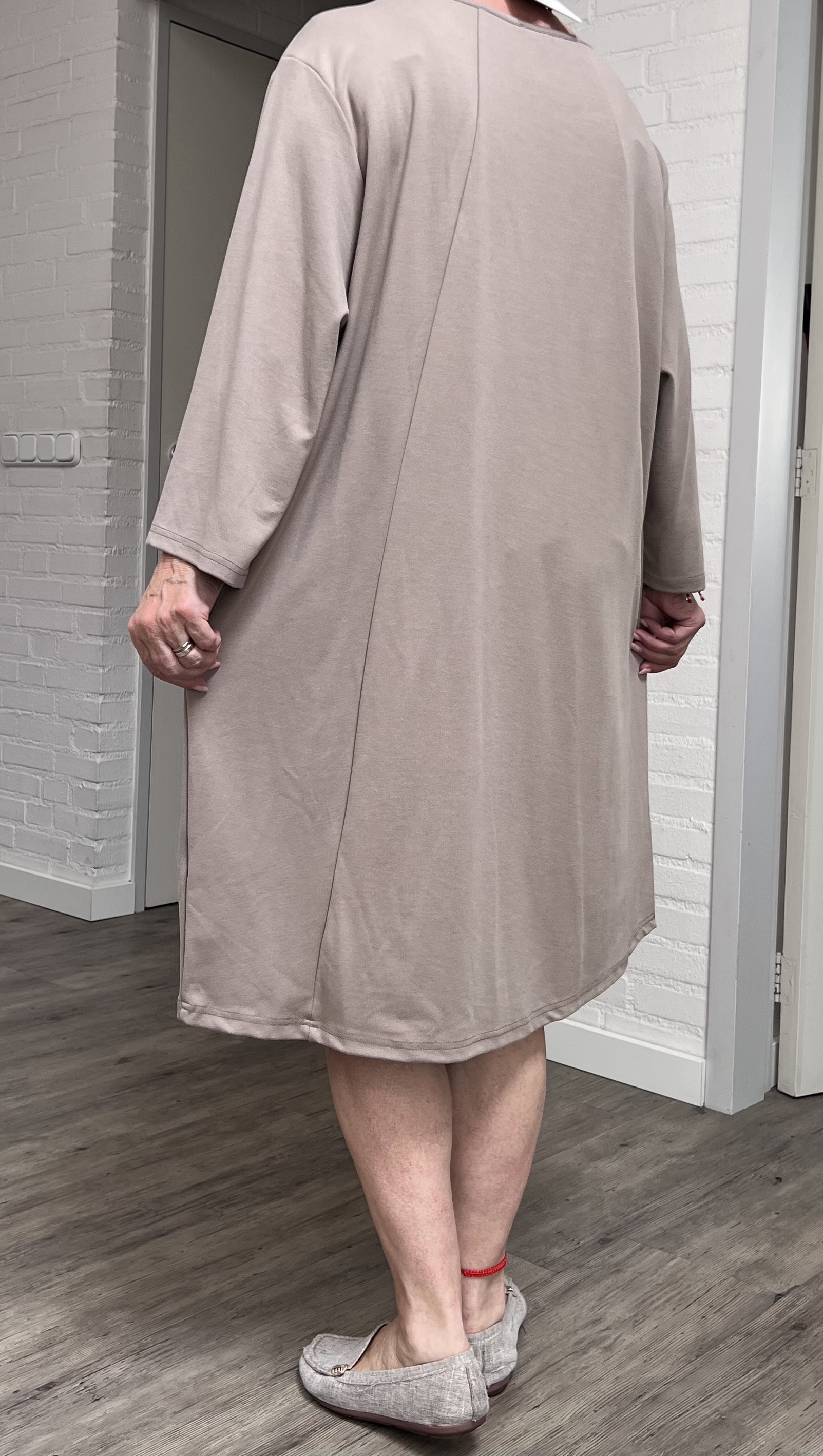 KEKOO design viscose A-lijn jurk stretch