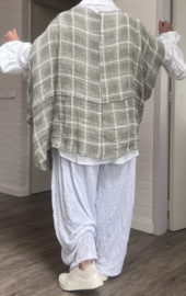 Vincenzo Allocca oversized linnen top/tuniek apart