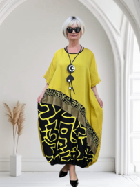 Zedd Plus oversized viscose jurk met zakken apart