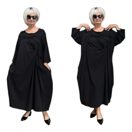 Vincenzo Alloccakatoen jurk apart stretch zwart