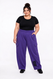 ITALIA MODA viscose mix wijde broek apart/stretch