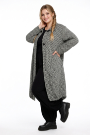 AKH oversized jersey viscose mix ballon blazer/vest apart stretch