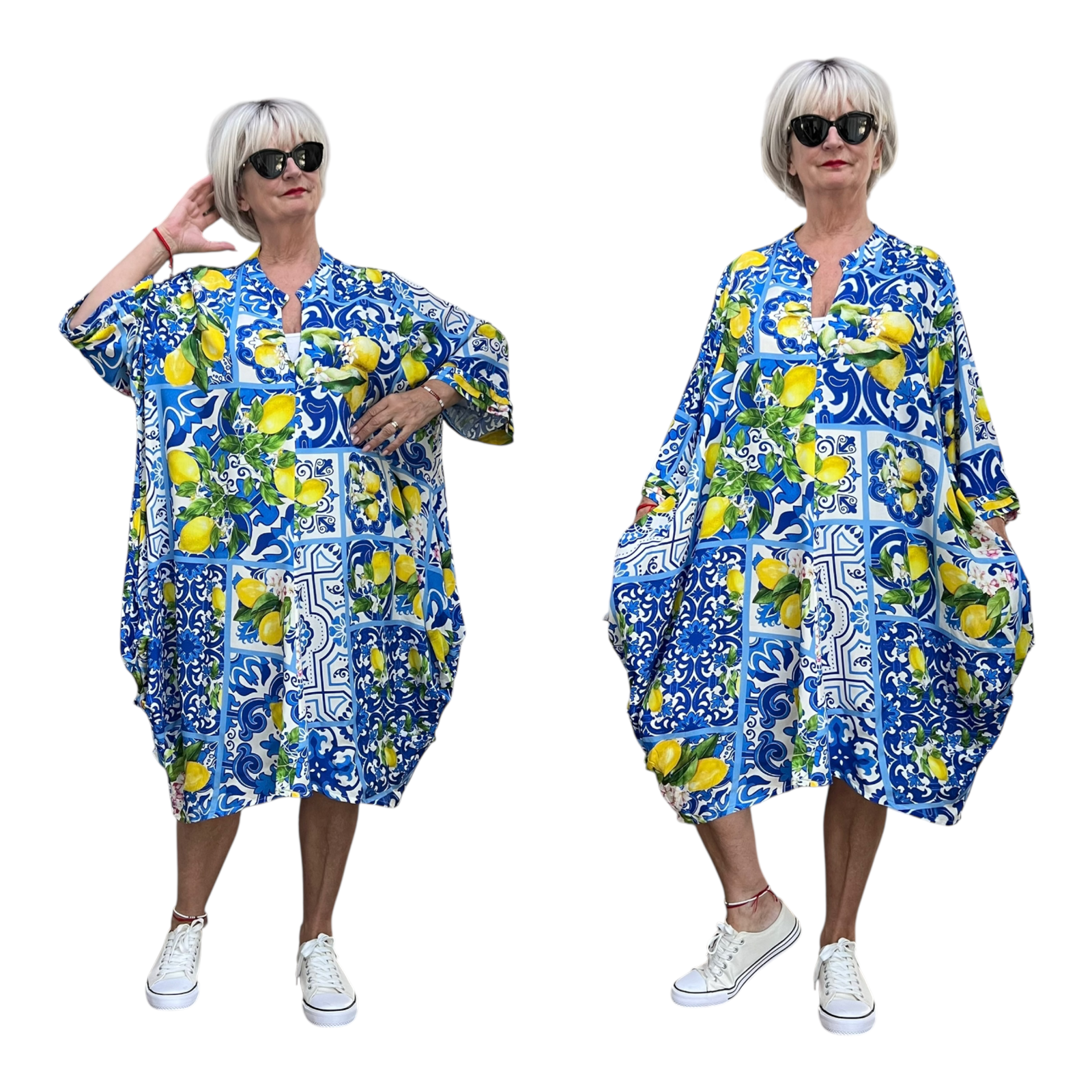 Vincenzo Allocca oversized viscose jurk/tuniek