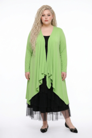 Naveed  oversized viscose jersey vest/stretch