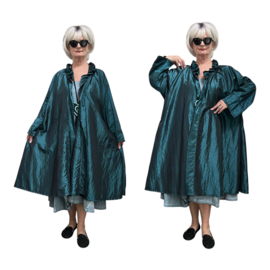 Gaga oversized A-lijn Taft blazer/jas/vest met zakken apart