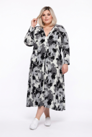 ITALIA MODA  viscose A-lijn jurk /stretch