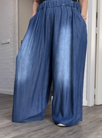 Moonshine jeans tencel wijde broek apart