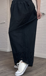 Moonshine katoen ballonbroek apart zwart