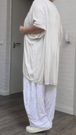 ITALIA  oversized viscose top apart stretch  /in meerdere kleuren