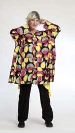 AKH oversized viscose/linnen  A-lijn blazer/tuniek apart