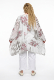 Moonshine viscose/zijde A-lijn tuniek gevoerd