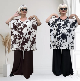 ITALIA MODA oversized katoen top/in meerdere kleuren