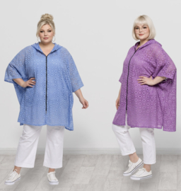 papita Germany kanten vest/blazer met ritssluiting /stretch//in meerdere kleuren