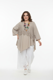 Moonshine linnen/katoen A-lijn tuniek/ geborduurd / in meerdere kleuren