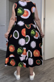 New Jersey viscose A-lijn jurk/tuniek/ stretch
