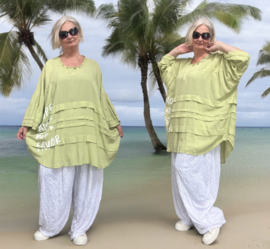 KEKOO design oversized viscose ballon tuniek